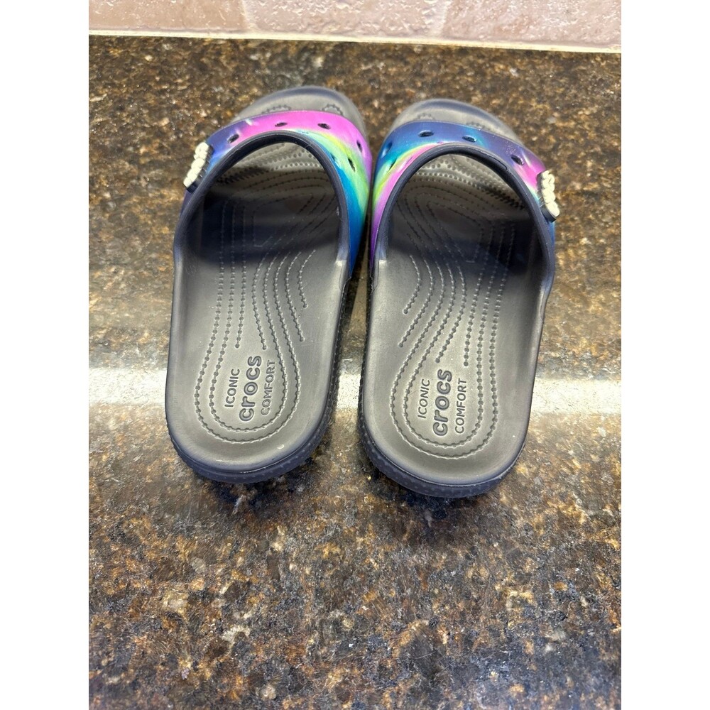Crocs Classic Slide Out of this World Unisex M6 W8 EUC - Picture 6 of 10